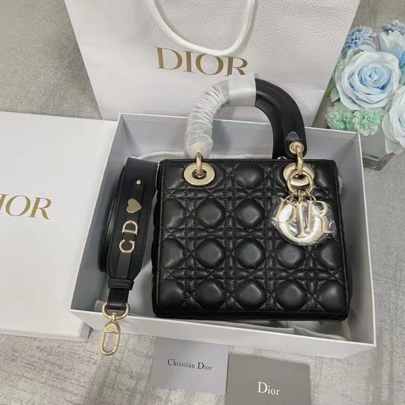 High Quality Christian Dior Lady Dior Replica 20CM Bag